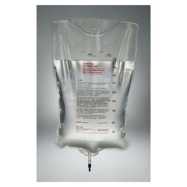 Water IV Injection Solution Viaflex 2000mL Strl Phrmcy Blk Pkg/Plstc Cntnr 6/CA